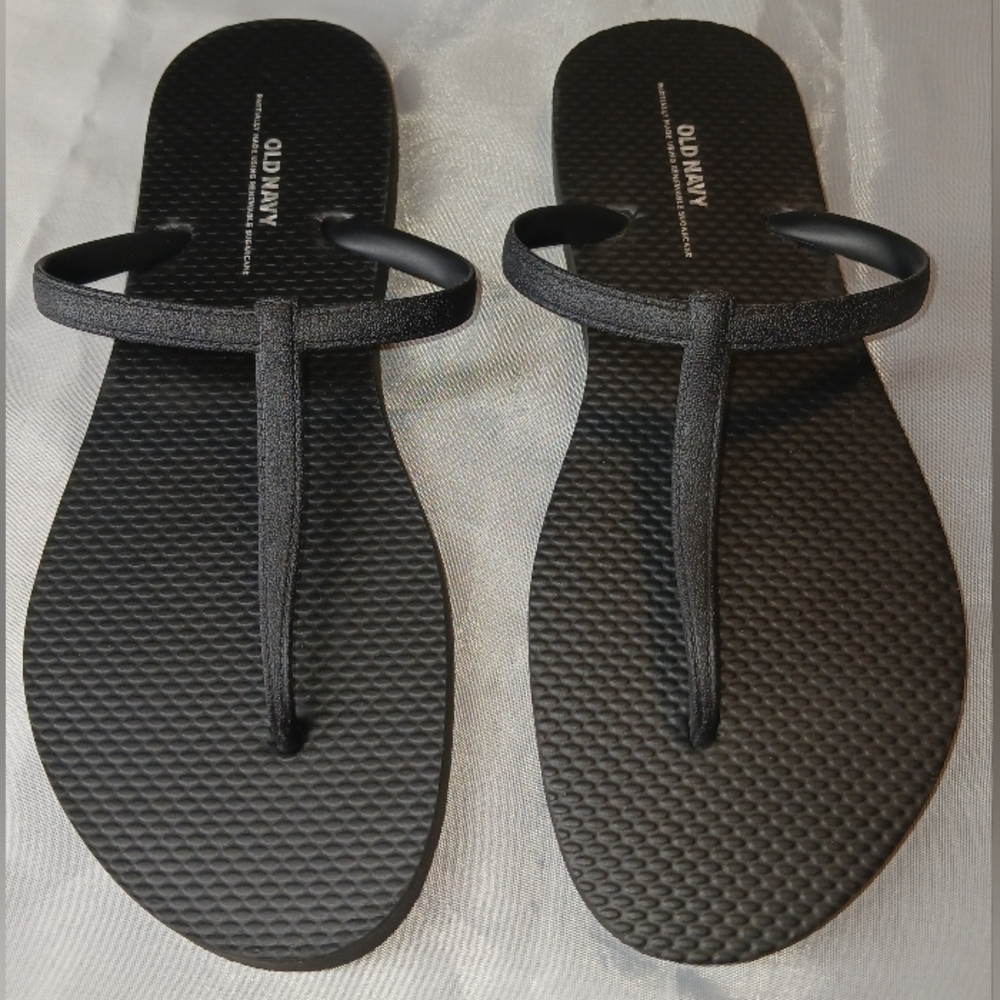 "Old Navy" Cute Women's Black Sandals Size 8 NWT